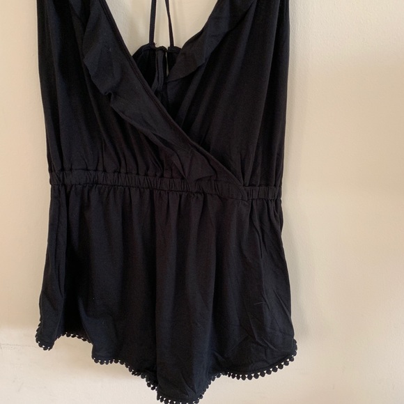 Topshop jersey wrap coverup romper - Picture 2 of 8